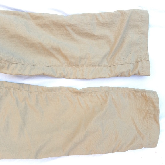 y2k cargo grunge north face khaki hiking pants with cargo style pockets - Picture 7 of 9